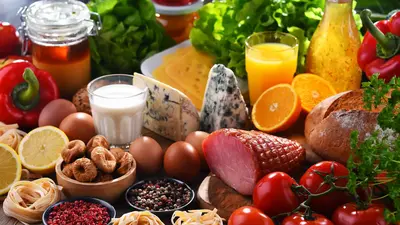 Display of food products