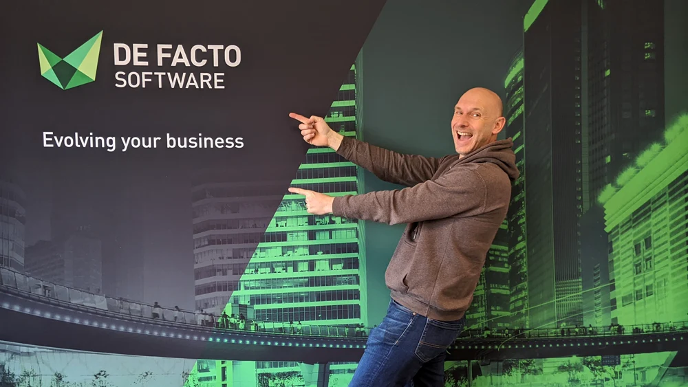 Andy Working at De Facto Software